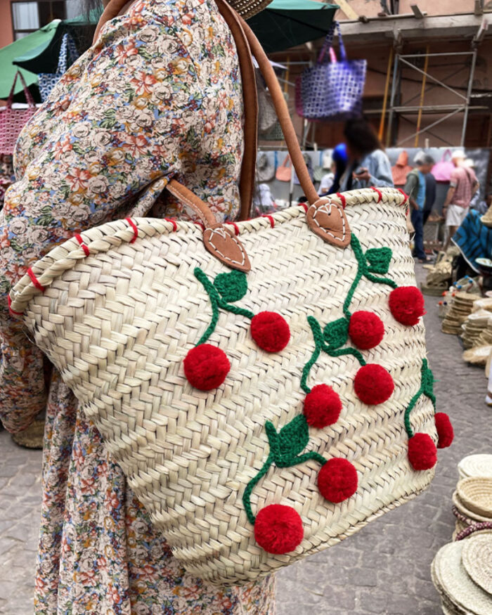 Grand panier en osier