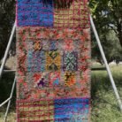 Tapis multicolore traditionnel marocain