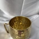 Bazar Shop Morocco - Mug tasse en cuivre jaune et argenté Marrakech