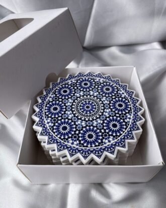 Sous-verres motif zellig