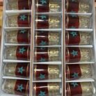 Verres à thé drapeau maroc