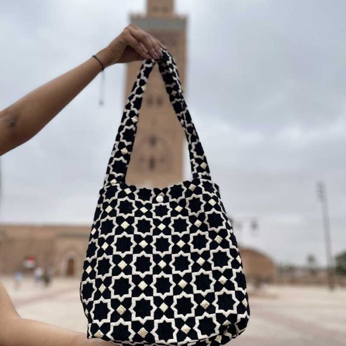Sac-ou-Tote-Bag-marocain---moyen-noir Sac-ou-Tote-Bag-marocain---moyen-noir