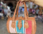 Moroccan leather handbag