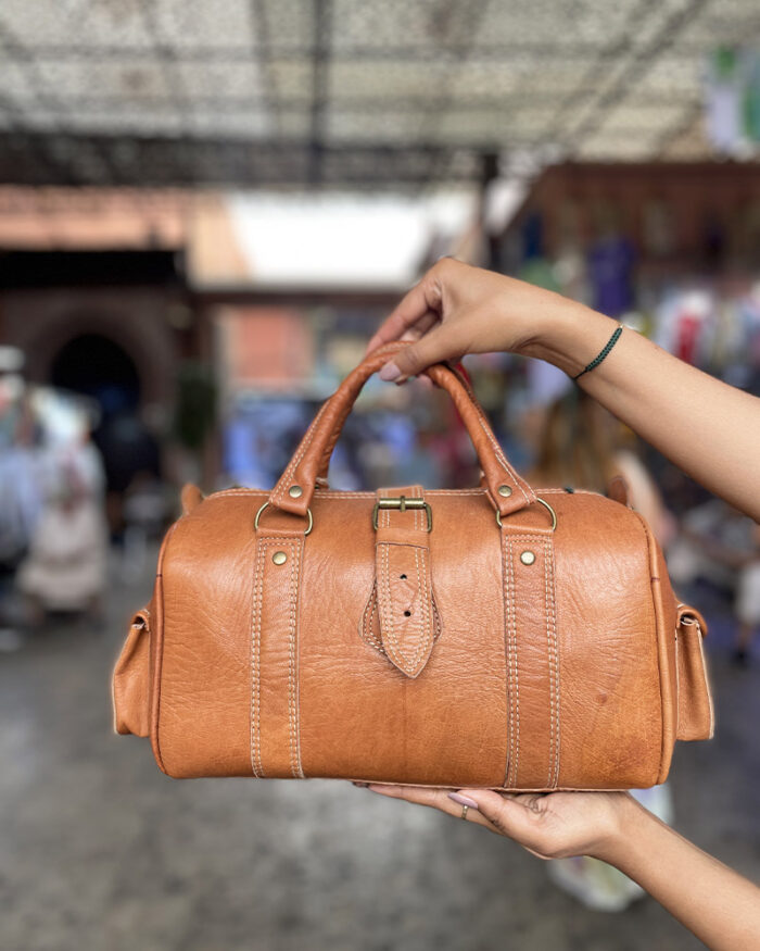 Moroccan leather handbag