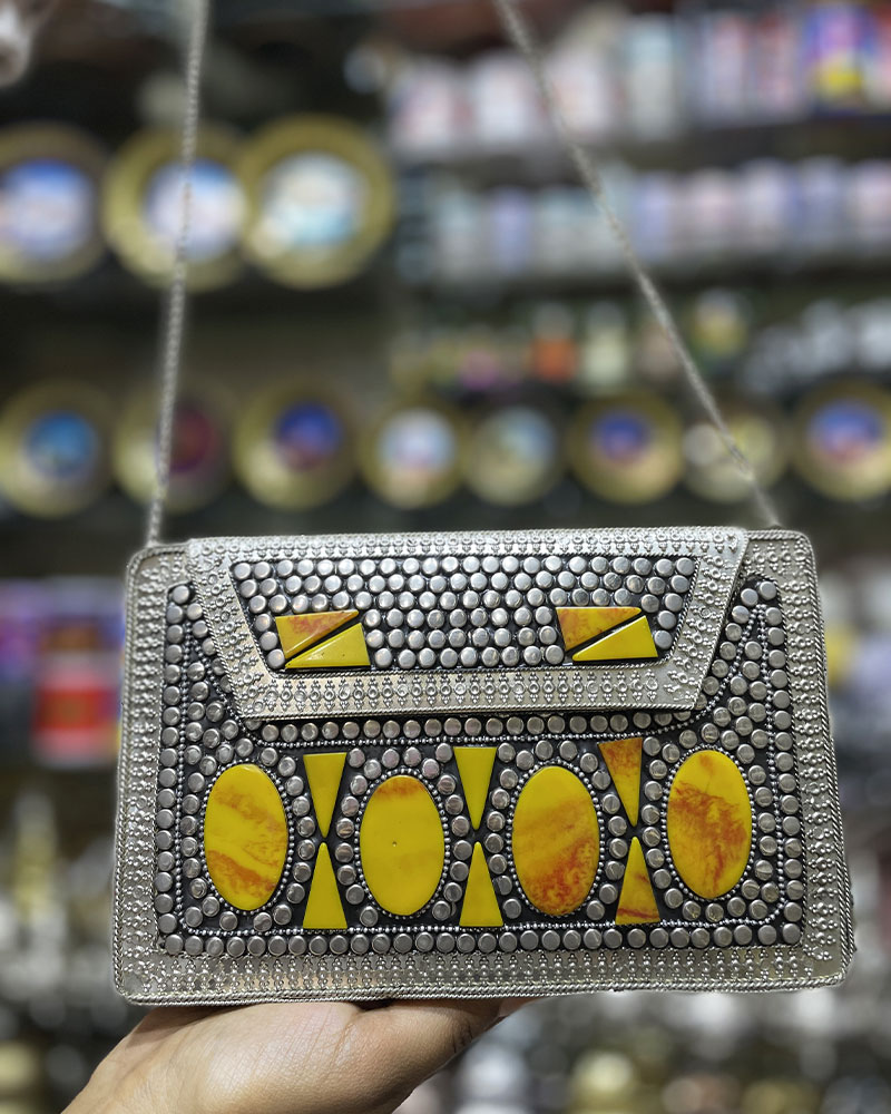 Moroccan metal purse