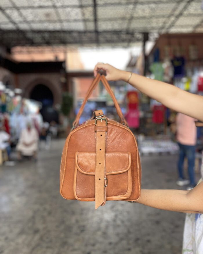 Sac de voyage à effet zellige marocain - Bazar Shop Morocco