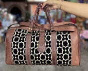 Moroccan zellige-effect travel bag