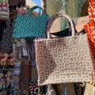 sac cabas à effet zellige marocain
