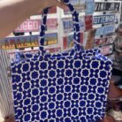 Sac cabas à effet zellige marocain