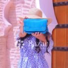 Sac à main bleu marocain - Moroccan Blue Handbag Dan