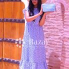 Sac à main bleu ciel marocain